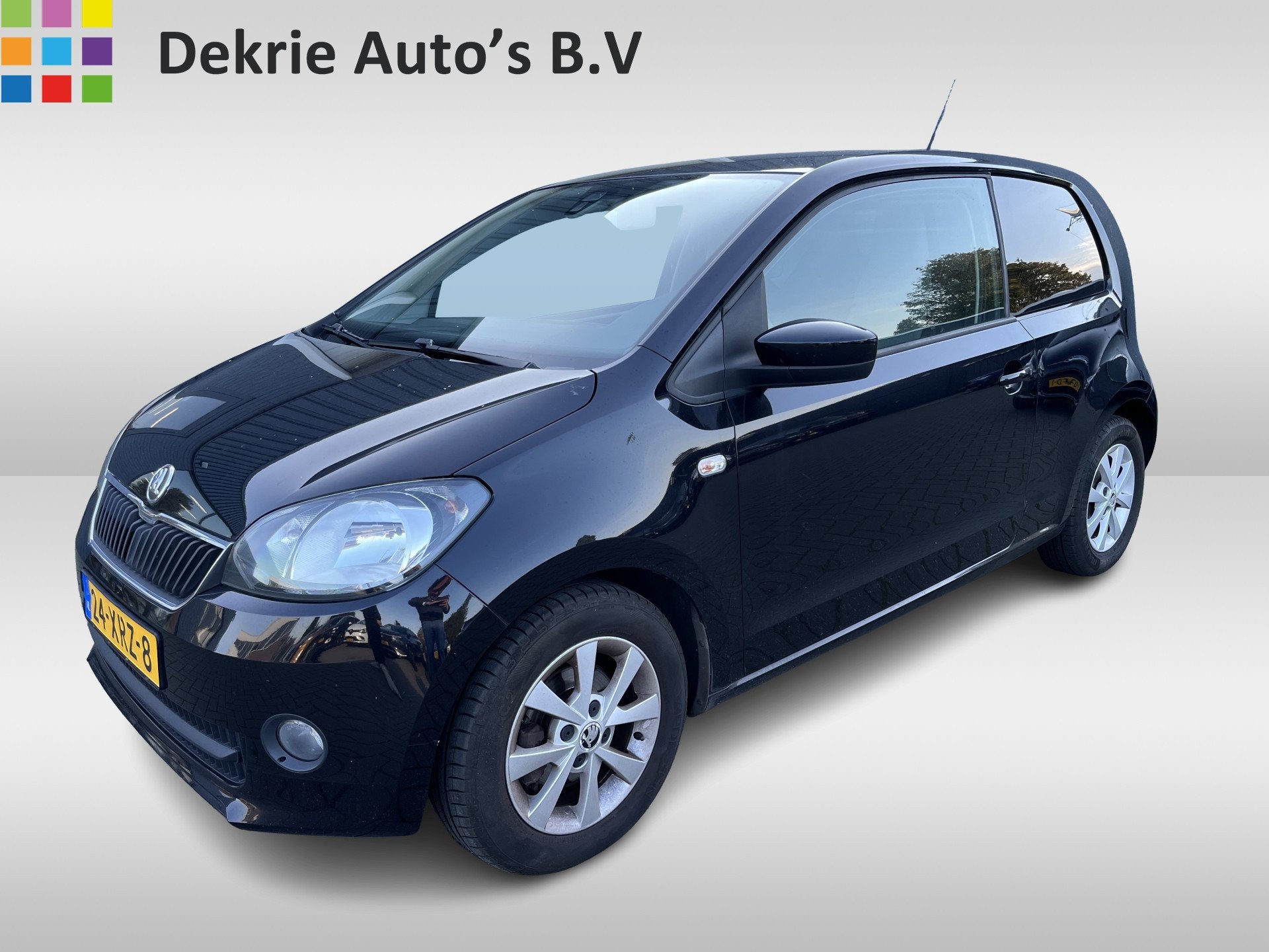 Skoda Citigo 1.0 Move & Fun Tour / Airco / Lmv / Privacy Gla, Auto's, Voorwielaandrijving, Stof, Gebruikt, Zwart