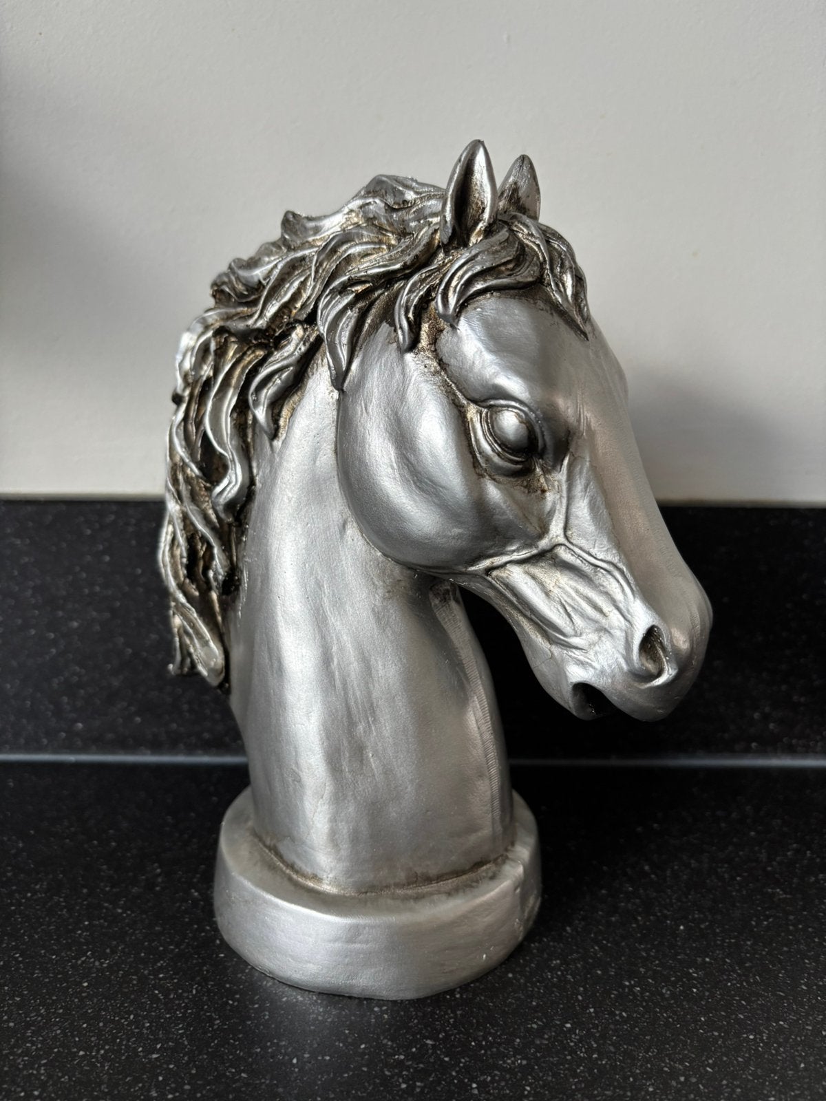 Beeld paard, Antiek en Kunst, Ophalen of Verzenden, Beeld, Minder dan 20 cm, Zilver