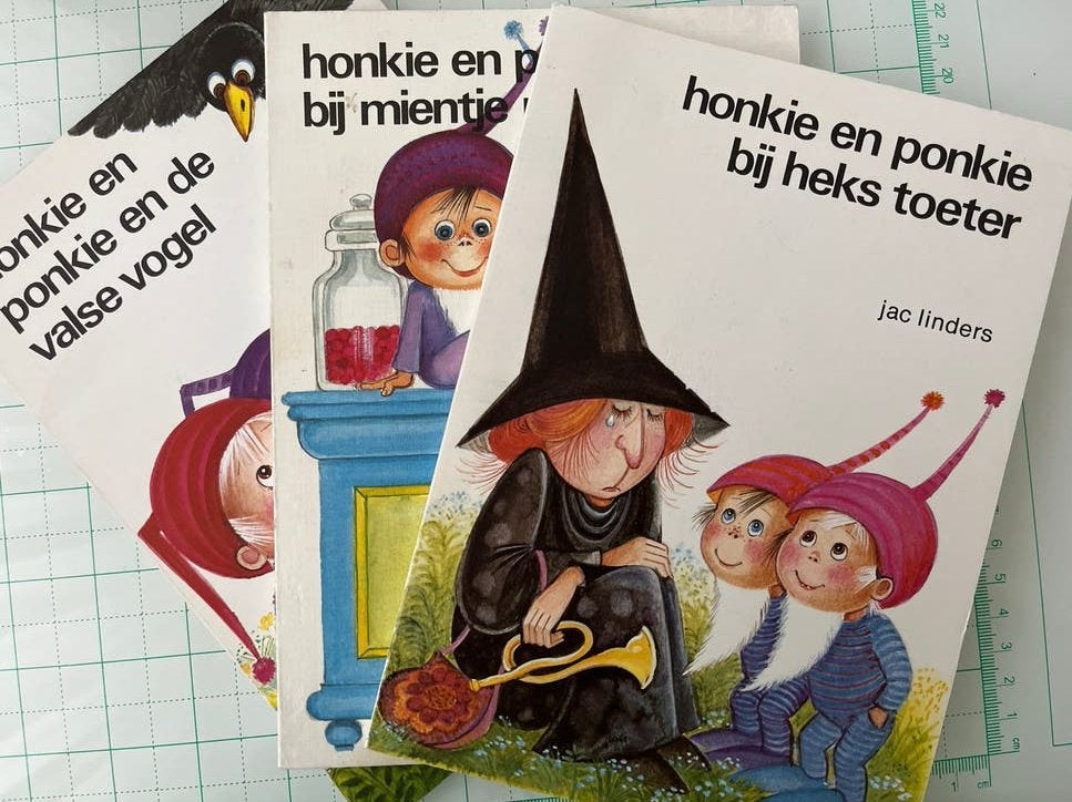 3 Boekjes Honkie en Ponkie - Jac Linders, Boeken, Ophalen of Verzenden, Gelezen, Fictie algemeen