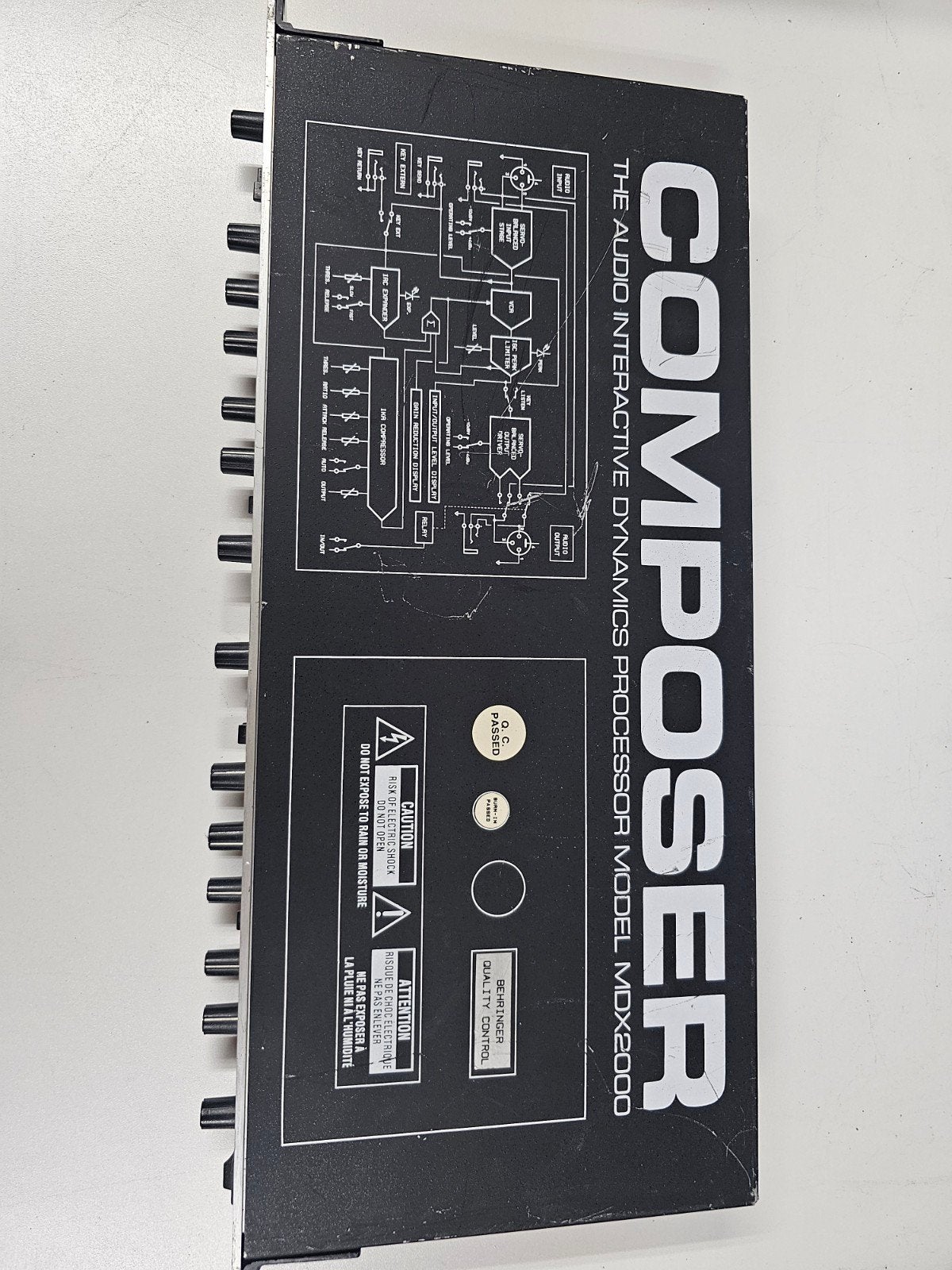 Behringer Composer MDX2000 Compressor/Limiter/Gate, Ophalen, Gebruikt, Minder dan 5 kanalen