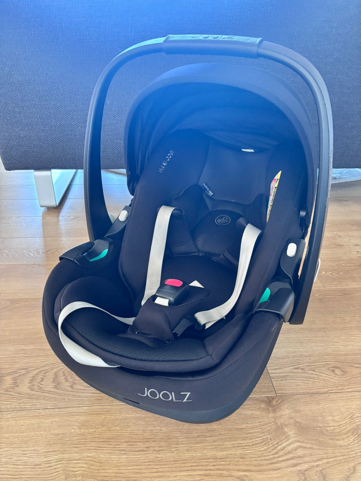 Joolz maxi cosi met adapter joolz, Kinderen en Baby's, Ophalen, Autogordel, Zo goed als nieuw, 0 t/m 13 kg