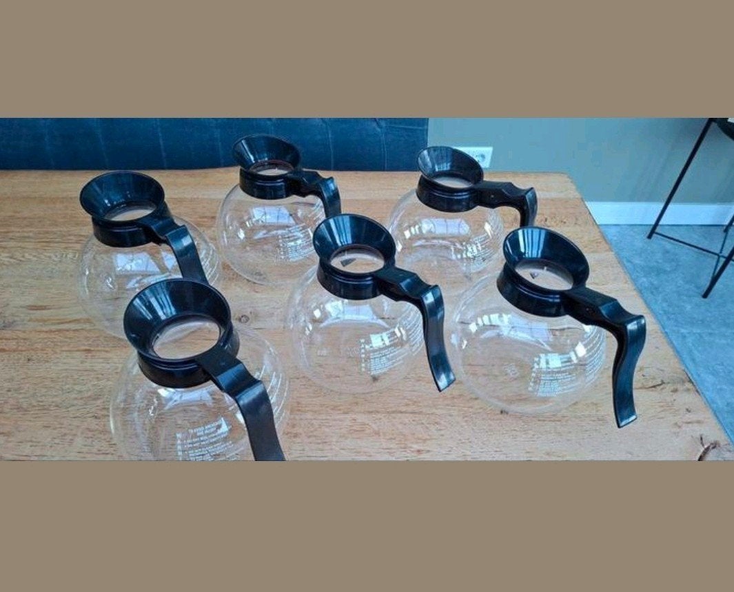 1x koffiekan., Ophalen, Glas, Overige stijlen, Bord(en)
