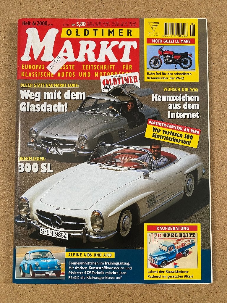Oldtimer Markt 6 2000 Duits, Verzenden, Gelezen, Algemeen