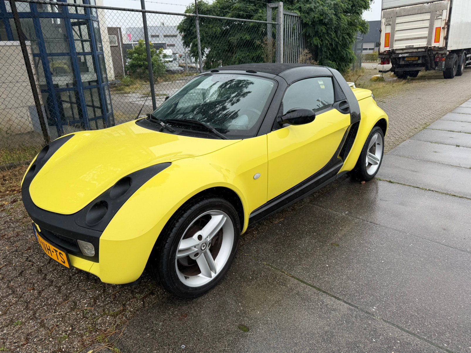 Roadster 60KW Garantie chiptuning 165365km apk tot 7-2027, Auto's, Smart, Automaat, Achterwielaandrijving, Roadster, Zwart