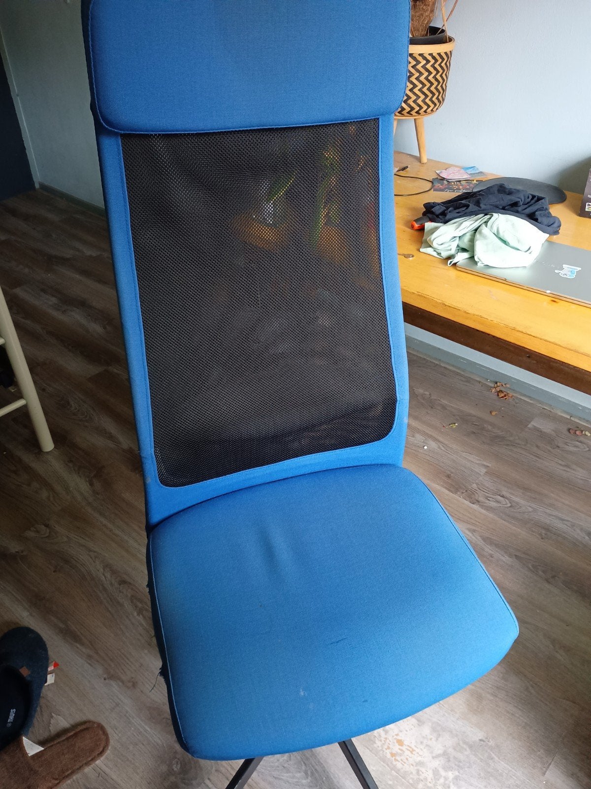 Ikea Markus bureaustoel blauw, Ophalen, Kunststof, Gebruikt, Blauw