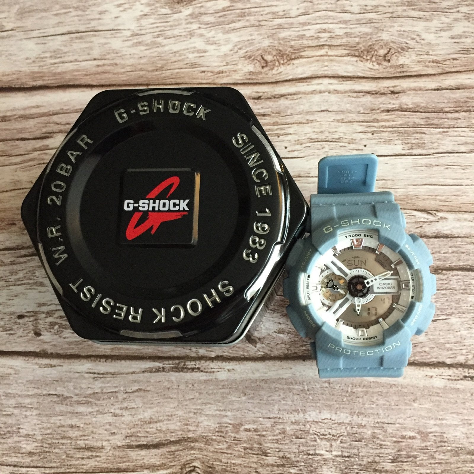 G shock model GA-110DC g-shock gshock denim collectie, Ophalen of Verzenden, Zo goed als nieuw, Kunststof