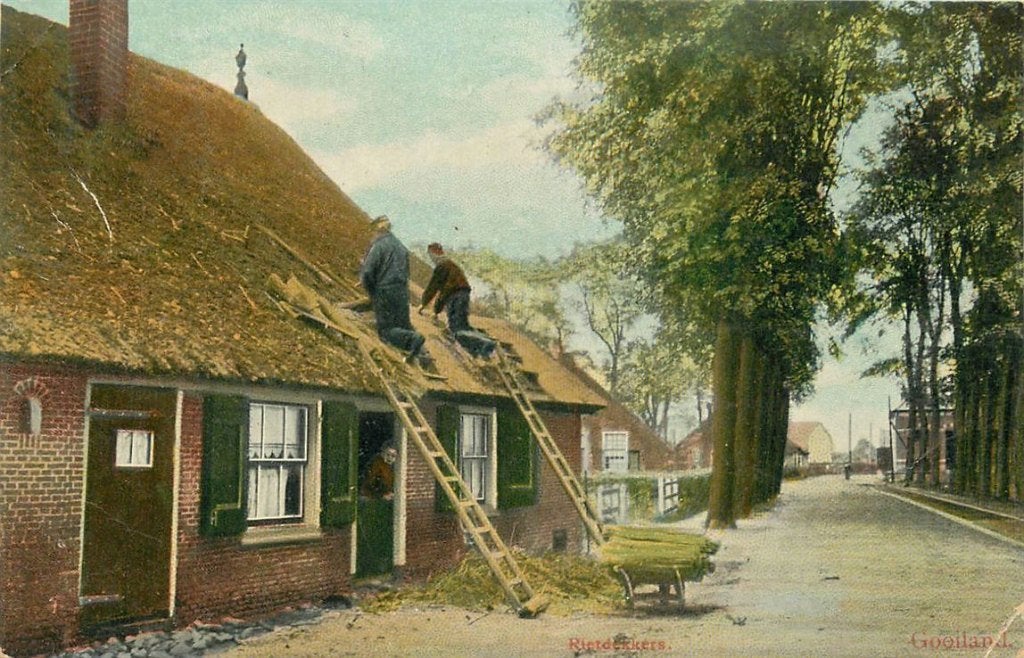 701-111-039 t Gooi Rietdekkers, Verzenden, Voor 1920, Noord-Holland