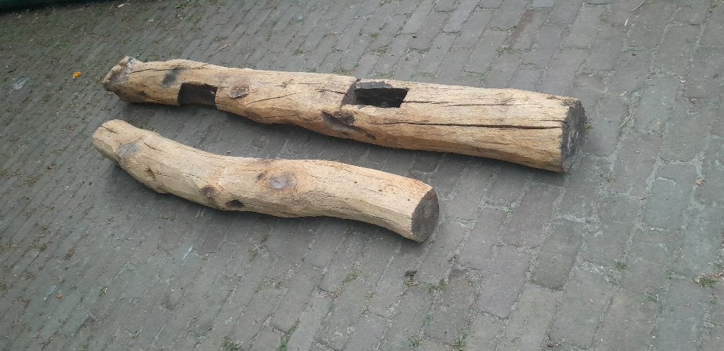 Houten balken, Ophalen, Gebruikt, 200 tot 250 cm, 50 mm of meer
