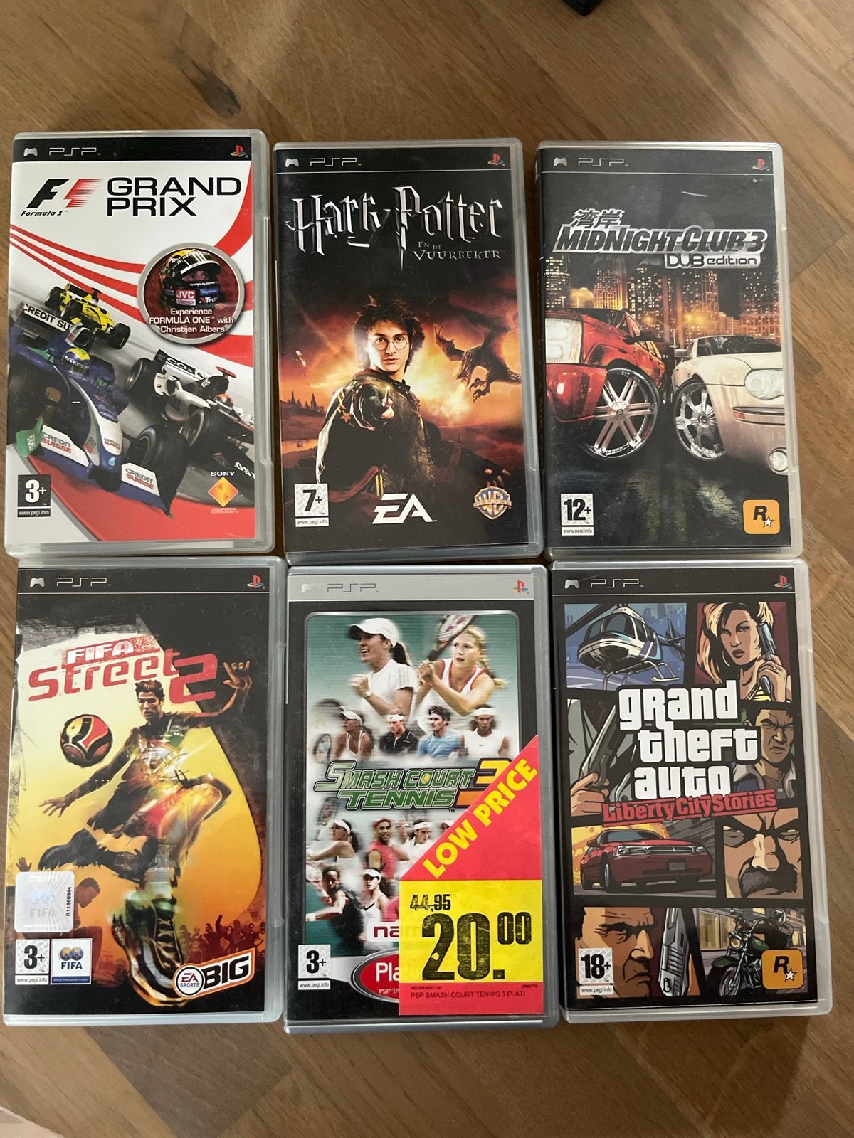PSP Games: F1, Harry Potter, Midnight Club, FIFA Street, Ten, Gebruikt, 1 speler, Racen en Vliegen, Ophalen of Verzenden
