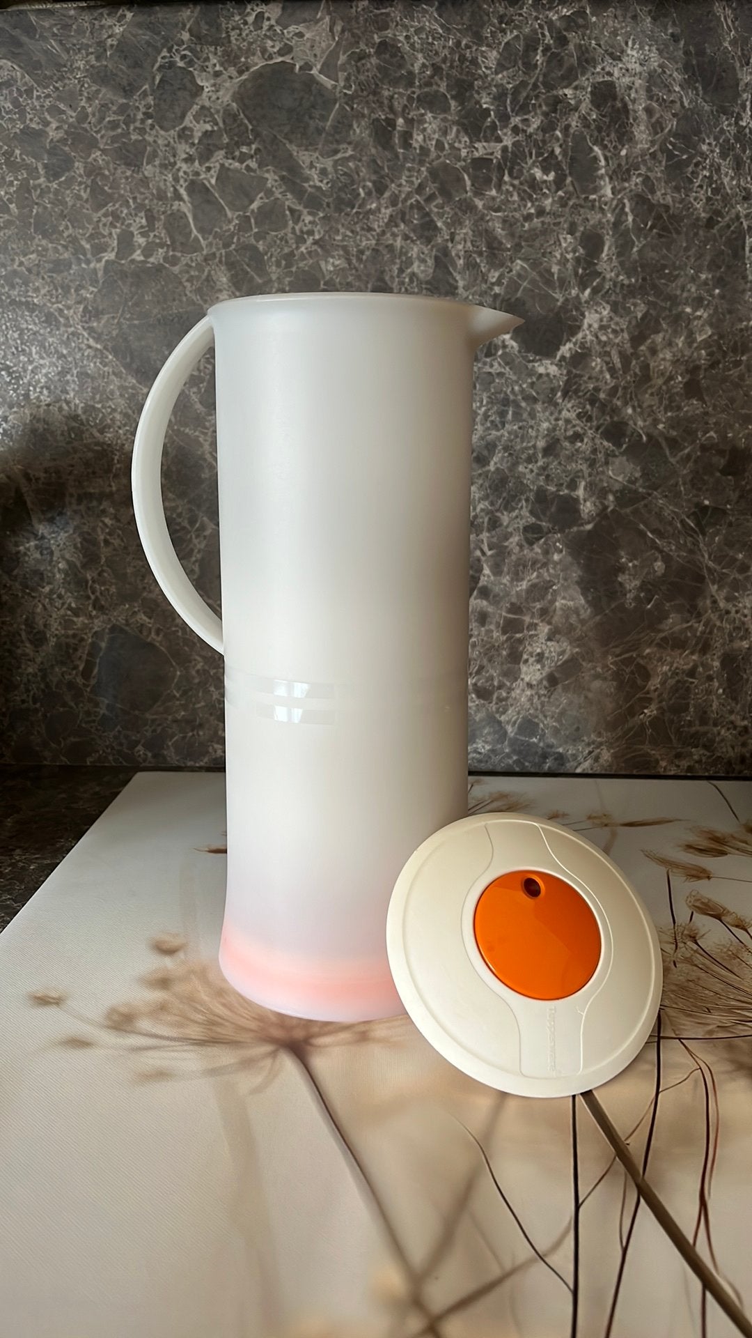 Tupperware thermoskan, Ophalen, Zo goed als nieuw, Wit, Overige typen