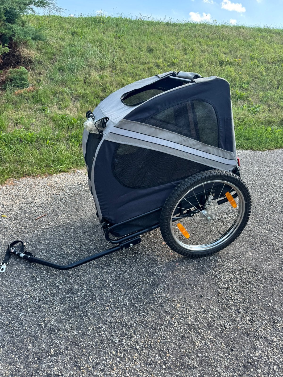 Honden fietskar Famingo, Fietsen en Brommers, Fietsaccessoires | Aanhangers en Karren, Ophalen, Gebruikt, Opvouwbaar, 20 tot 40 kg