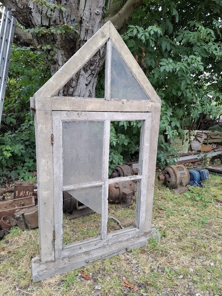 raamkozijnen antiek met glas, Ophalen
