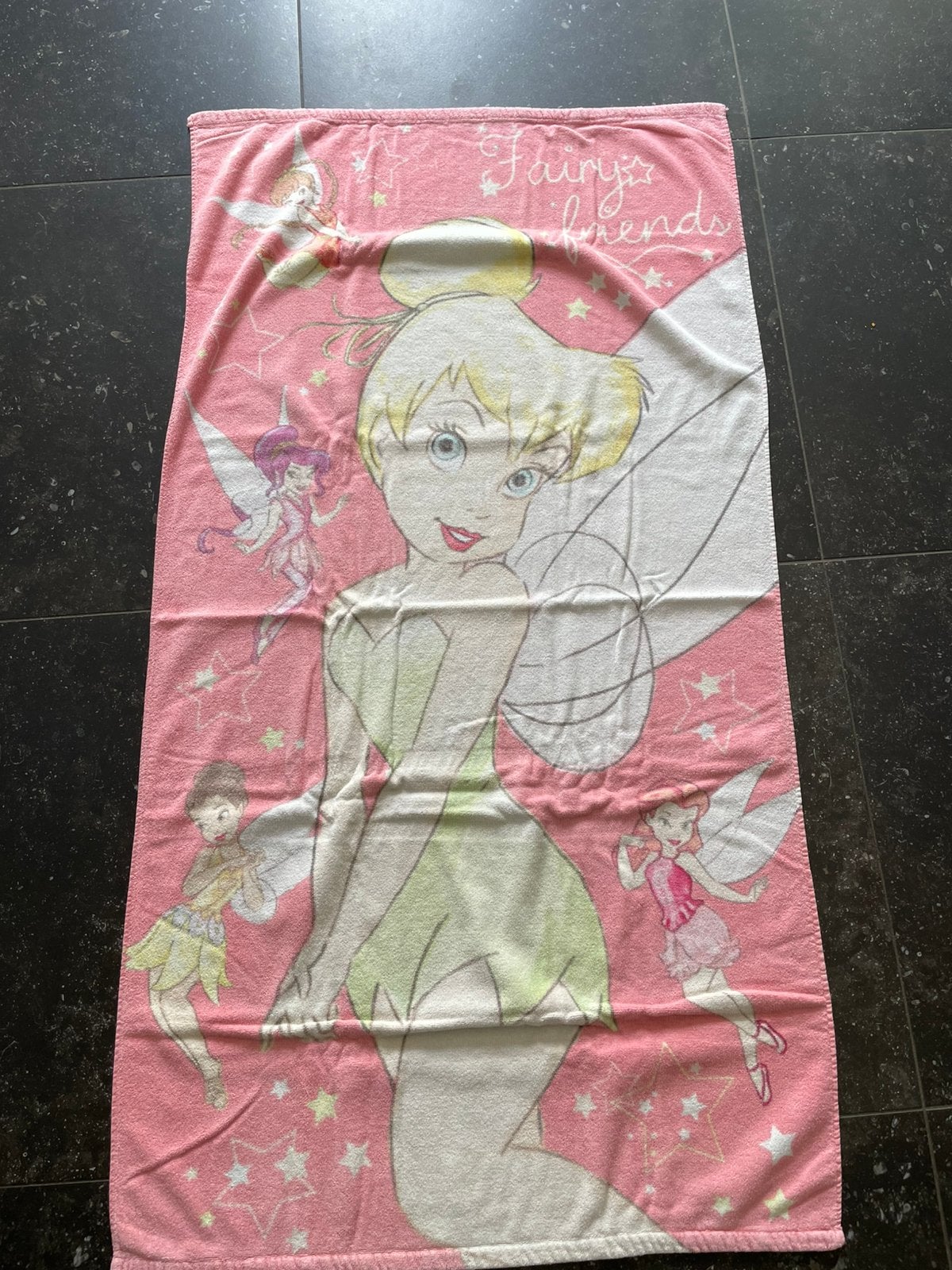 Strandlaken / badlaken / handoek Tinkerbel, Ophalen of Verzenden, Zo goed als nieuw