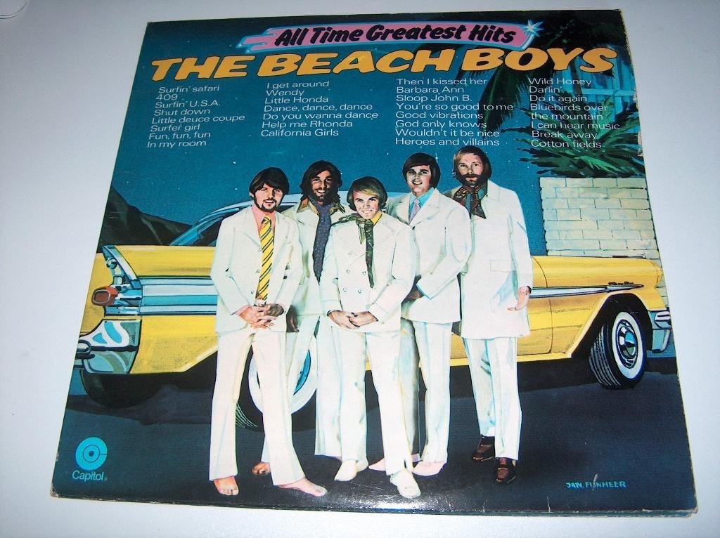 Dubbel-lp - The Beach Boys - All time Greatest hits, Dubbel-LP, Ophalen of Verzenden, Gebruikt, 12 inch