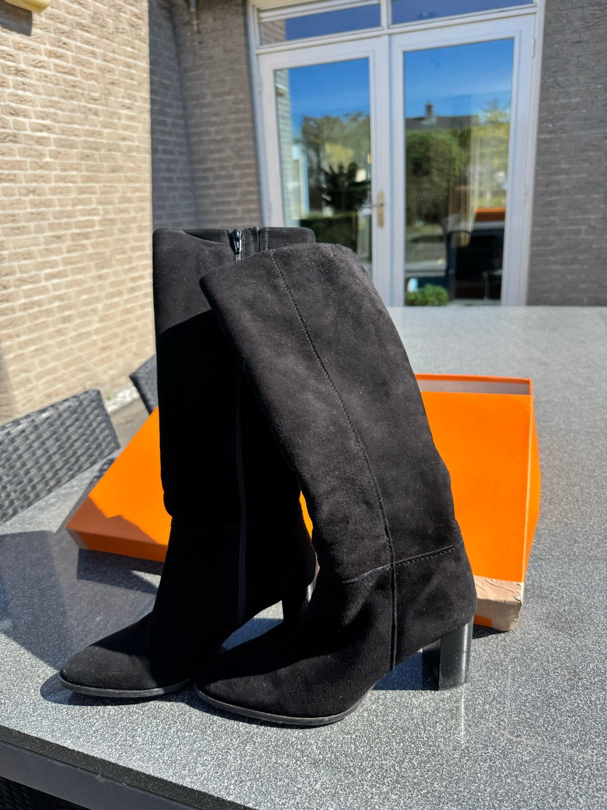 Stefano Lauran zwarte suède laarzen, maat 38, Kleding | Dames, Hoge laarzen, Zwart, Nieuw, Ophalen of Verzenden