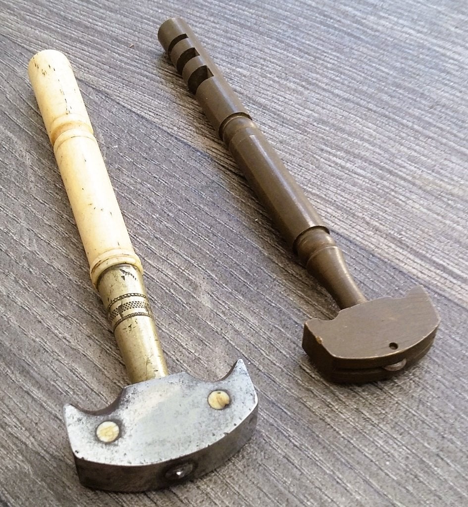 Om 1900 - 1925 Glassnijder Glas Snij Instrument Gereedschap, Ophalen of Verzenden