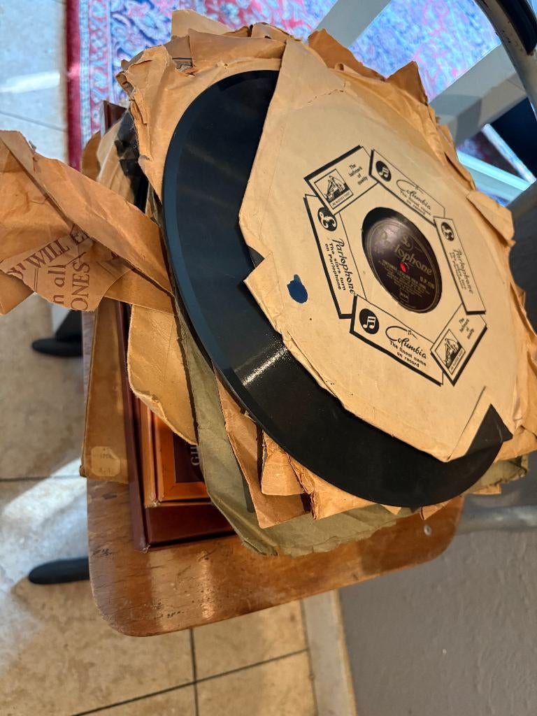 bakeliet  LP's, Ophalen