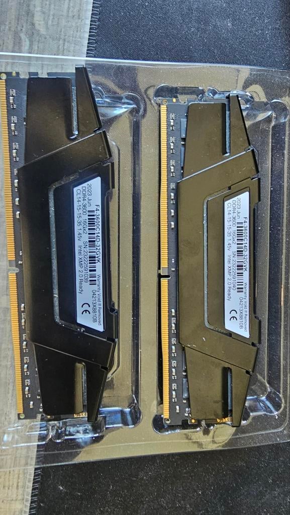 G.Skill Ripjaws V 32GB DDR4 RAM (2x16GB) 3600MHz, 32 GB, Server, DDR4, Ophalen of Verzenden