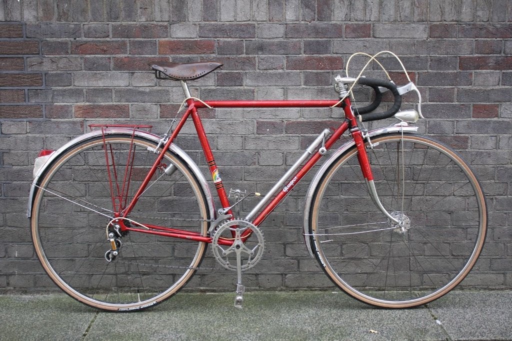 Peugeot PX8 Vintage Tourfiets, 28 inch, Gebruikt, 10 tot 15 versnellingen, Velgrem