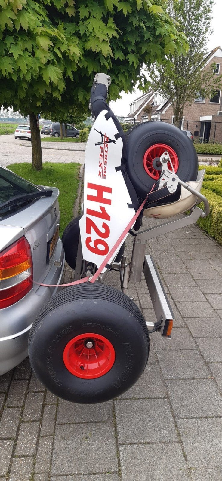 Buggykite, Ophalen, Gebruikt, Vierlijns, Toebehoren