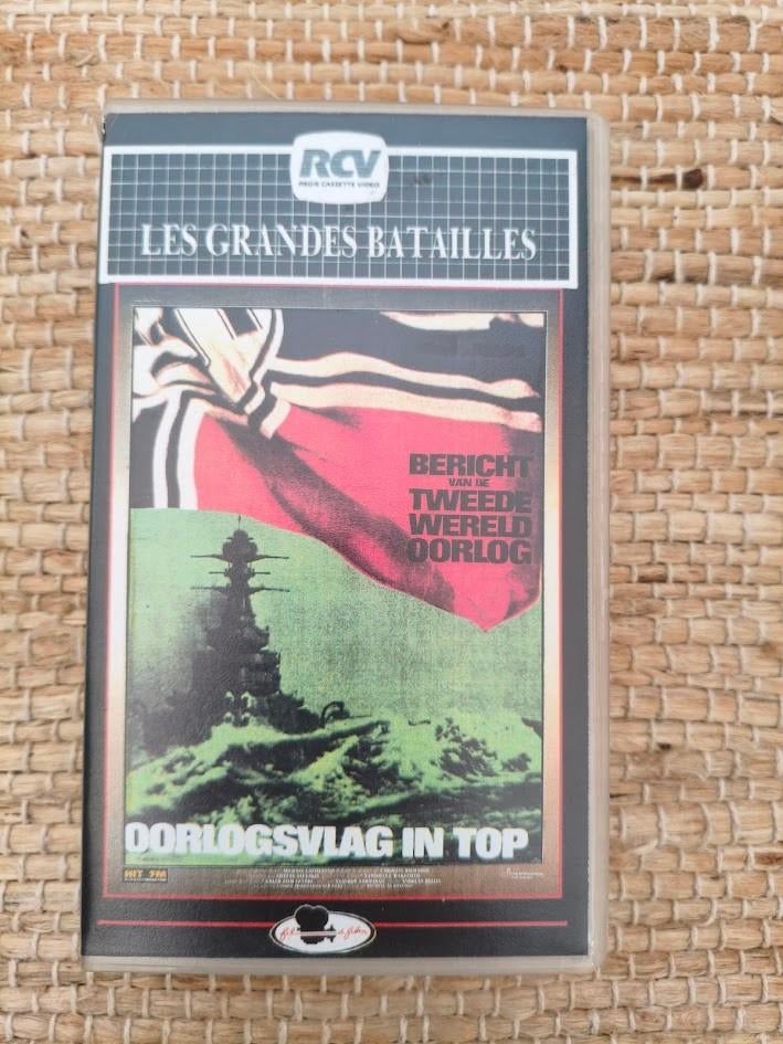 Oorlogsvlag in top VHS ( RCV ), Alle leeftijden, Ophalen of Verzenden, Zo goed als nieuw