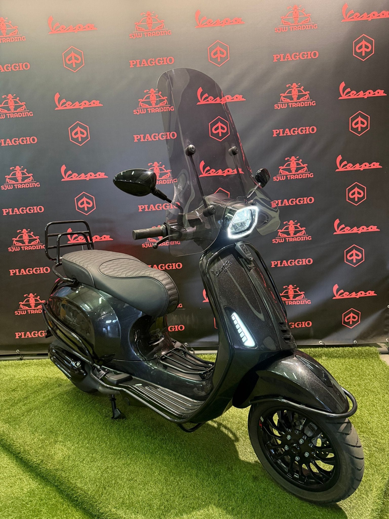 Vespa Sprint 2023 Brom! Custom Grijs / RS Zadel / Garantie!, -, -, Ophalen of Verzenden, -