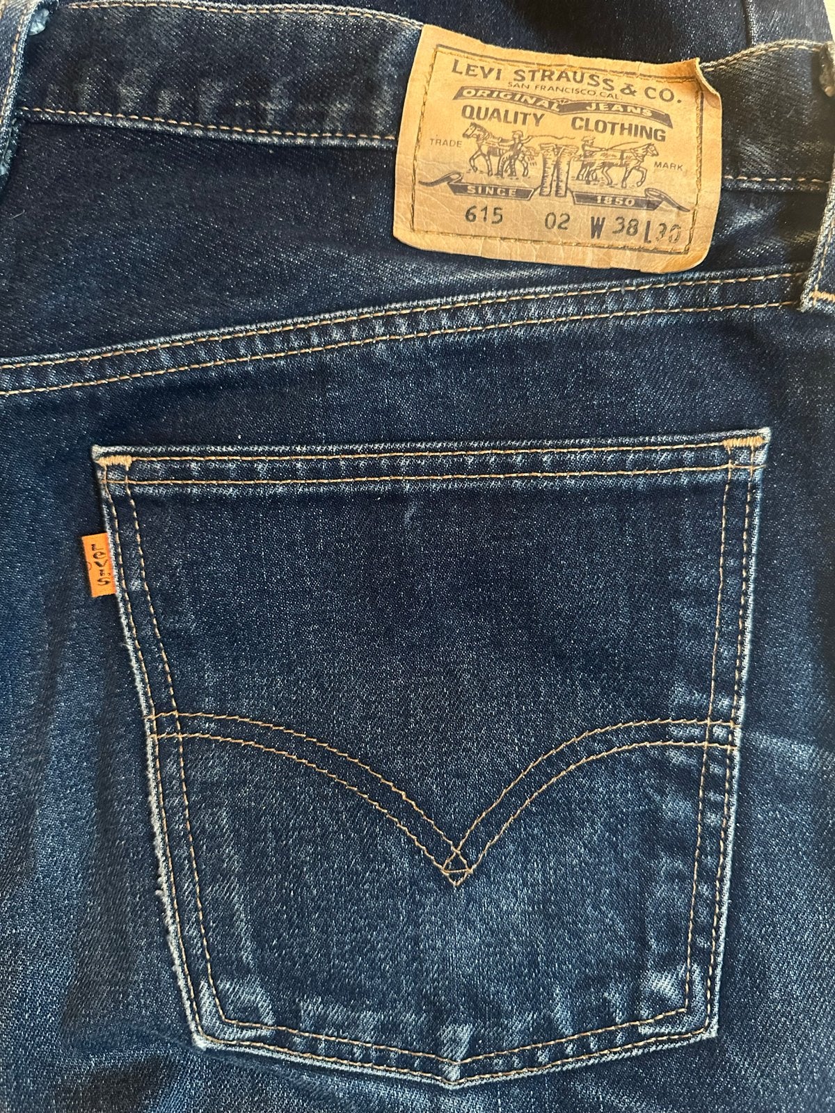 Vintage 1997 Levi's 615 Orange Tab Jeans W36 L30 Kroatië, Ophalen of Verzenden, Gedragen, Blauw, W36 - W38 (confectie 52/54)
