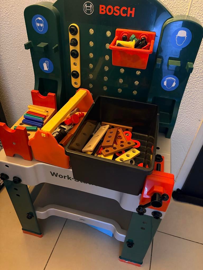 Bosch Work-Station Werkbank met veel extra's, Ophalen, Zo goed als nieuw