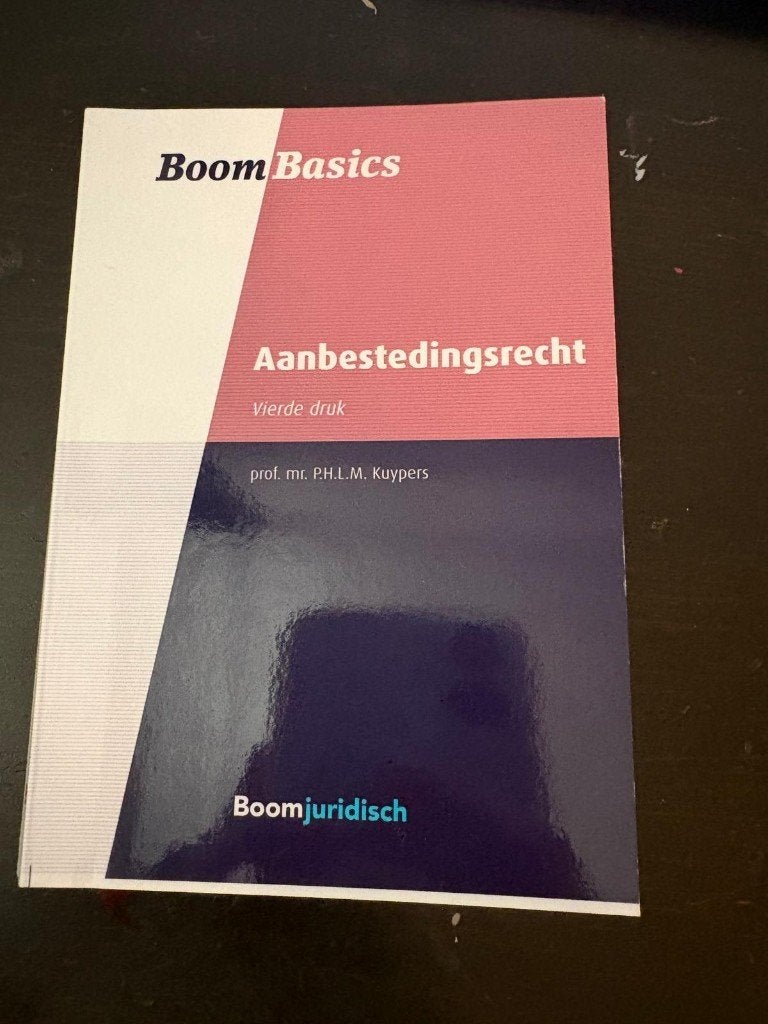Aanbestedingsrecht 4e druk, Boeken, Ophalen of Verzenden, Gelezen, Overige niveaus, Overige vakken