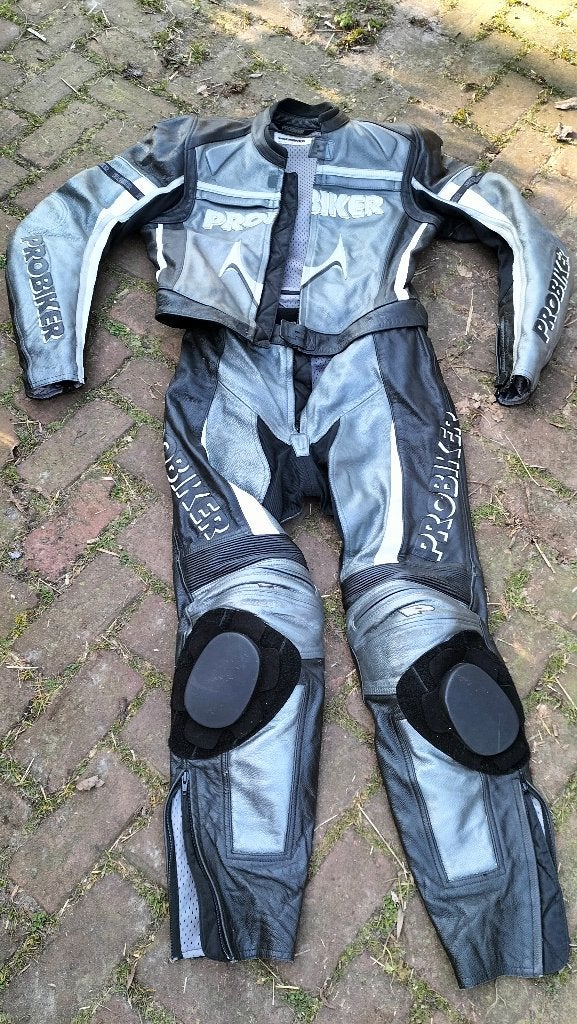 2delig motorpak maat 52 valt klein als maat 50, 48, Hein Gericke, Ophalen of Verzenden, Tweedehands, Heren