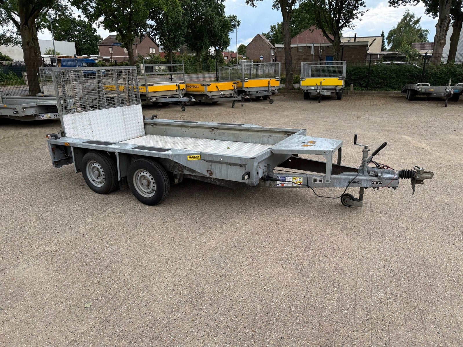 Ifor Williams GX105 machinetransporter dieplader, Ophalen, Gebruikt