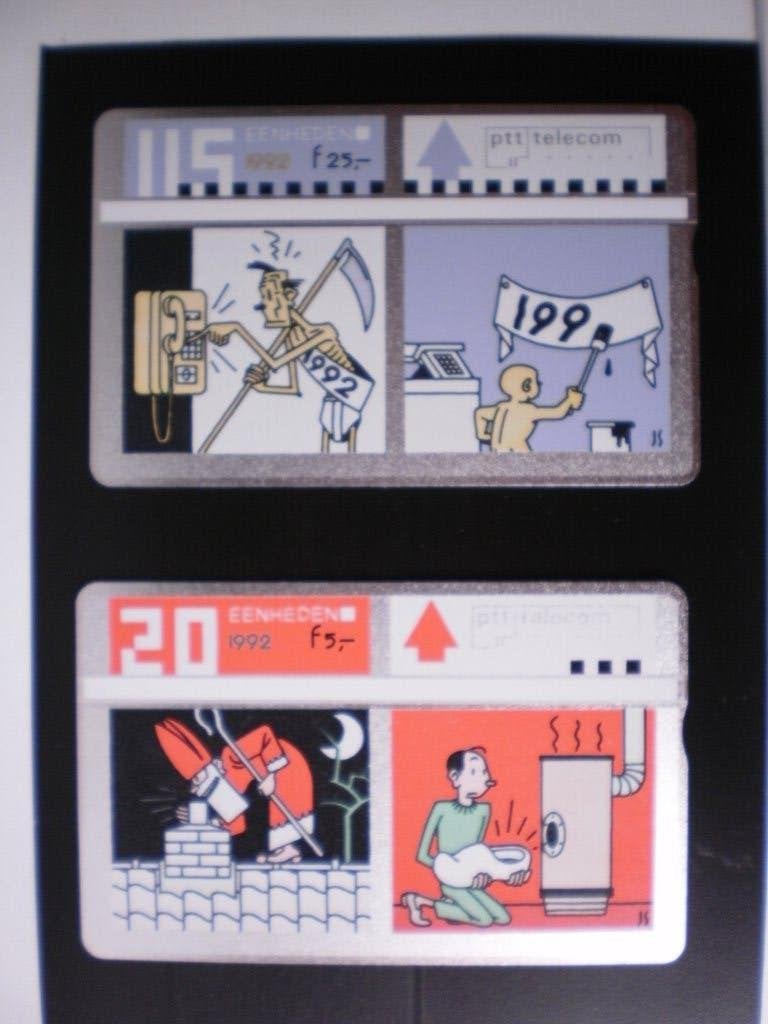 Nederland -  2 Telefoonkaarten, Verzenden, Nederland