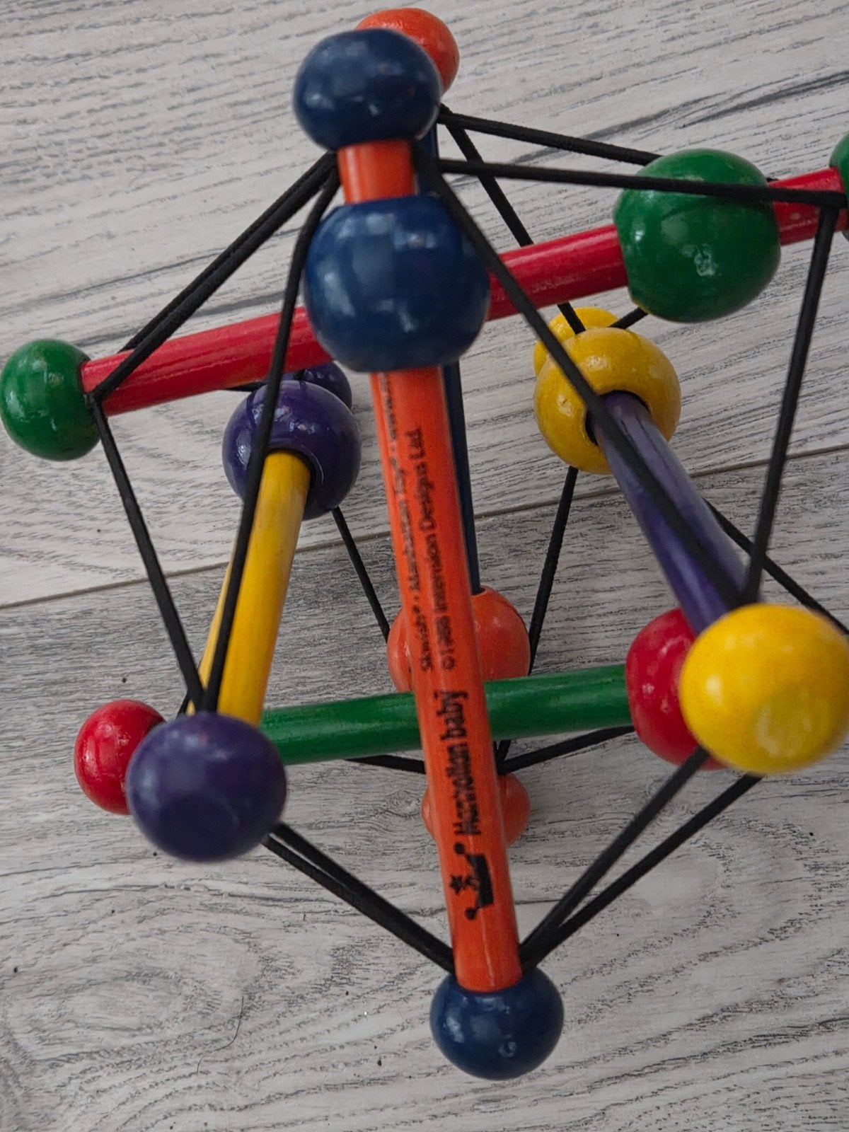 Manhattan Toy Skwish Classic Rammelaar 14 cm, Kinderen en Baby's, Ophalen of Verzenden, Zo goed als nieuw
