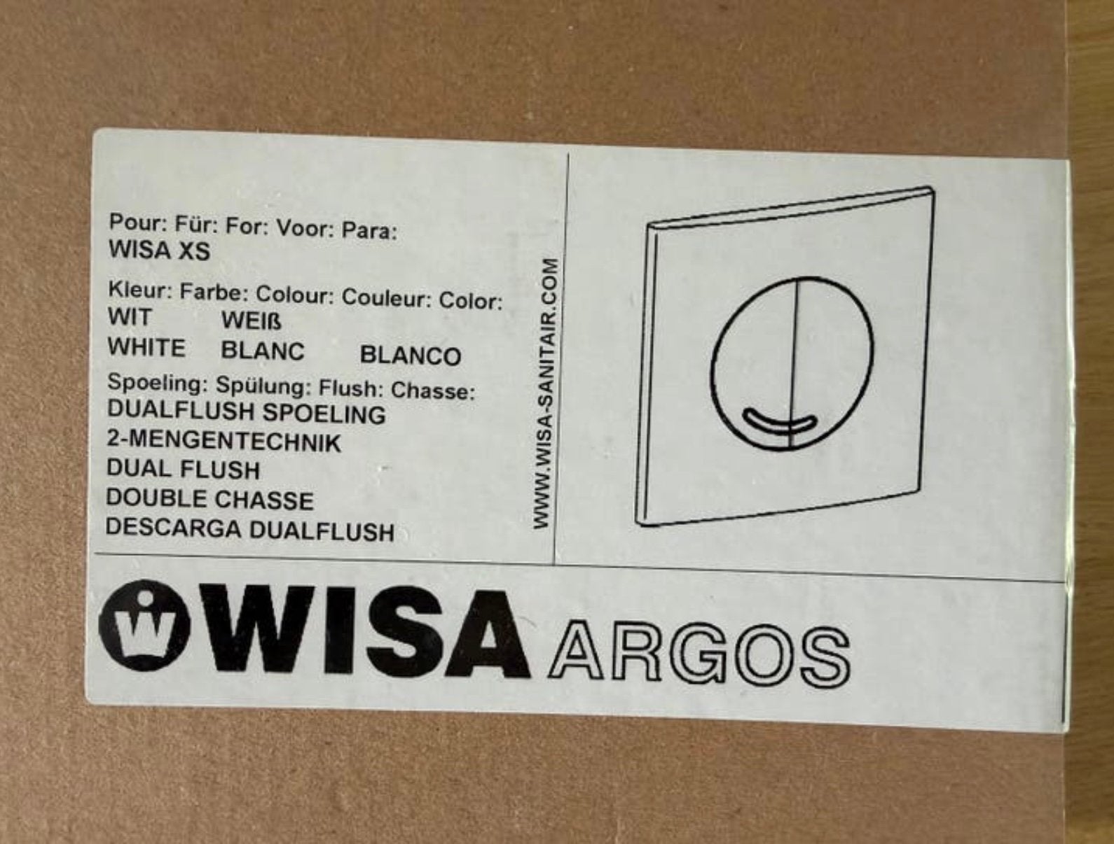 Wisa XS bedieningspaneel, Ophalen, Nieuw, Toilet