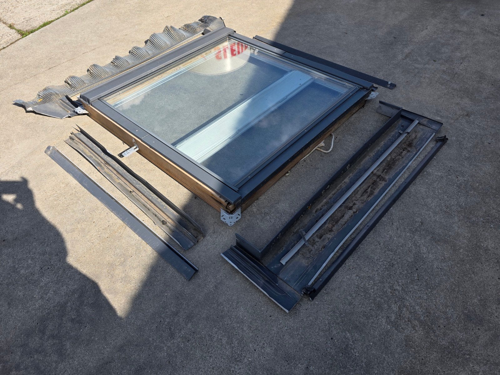 Velux Dakraam met toebehoren - Gebruikt, Ophalen, Gebruikt, 120 tot 160 cm, Dubbelglas