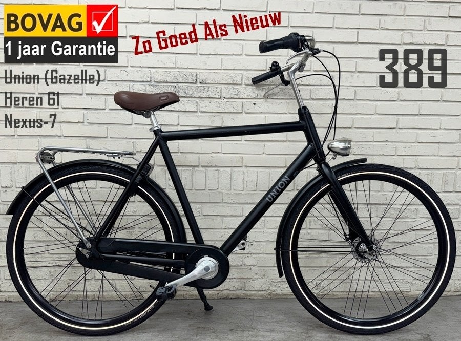 Zgan Stoere No-nonsense Gazelle fiets met 1 jr Garantie, Ophalen, Versnellingen, Zo goed als nieuw, 57 tot 61 cm
