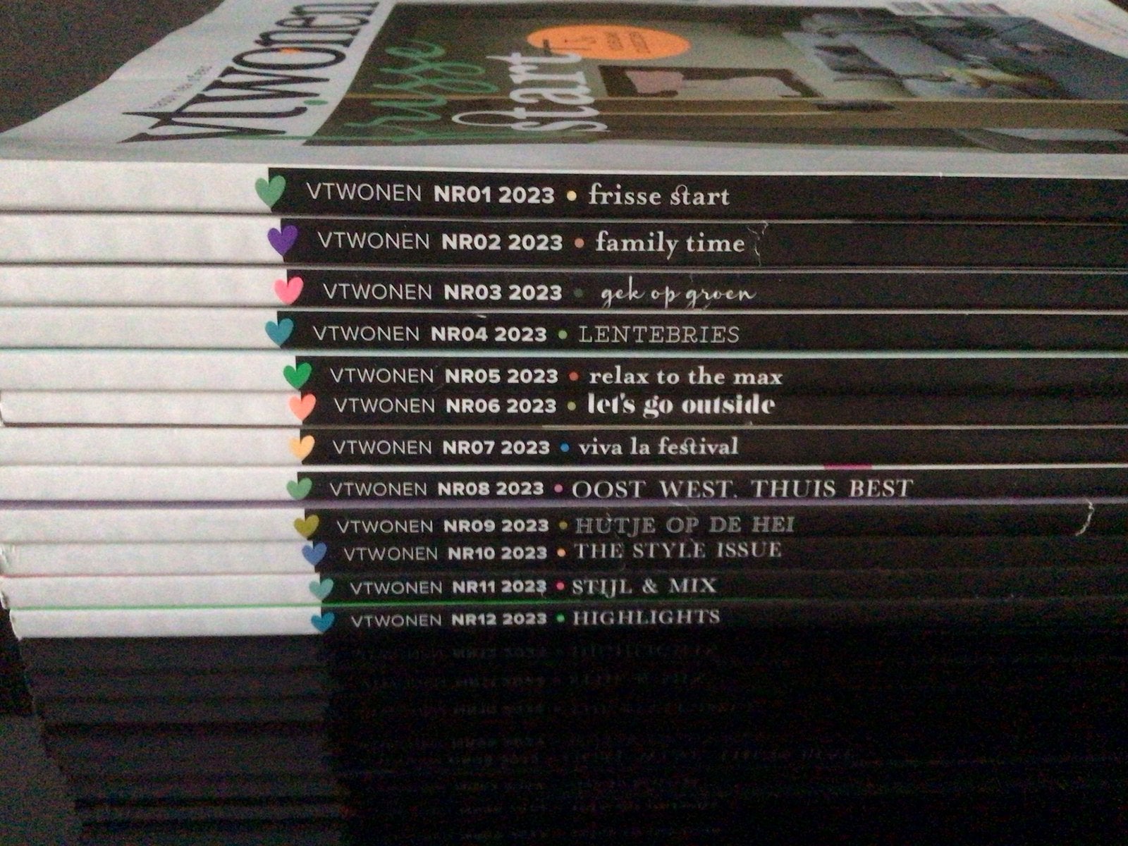 VTWONEN tijdschriften 12 stuks jaargang 2023 z.g.a.n. KOOPJE, Boeken, Tijdschriften en Kranten, Ophalen of Verzenden, Zo goed als nieuw