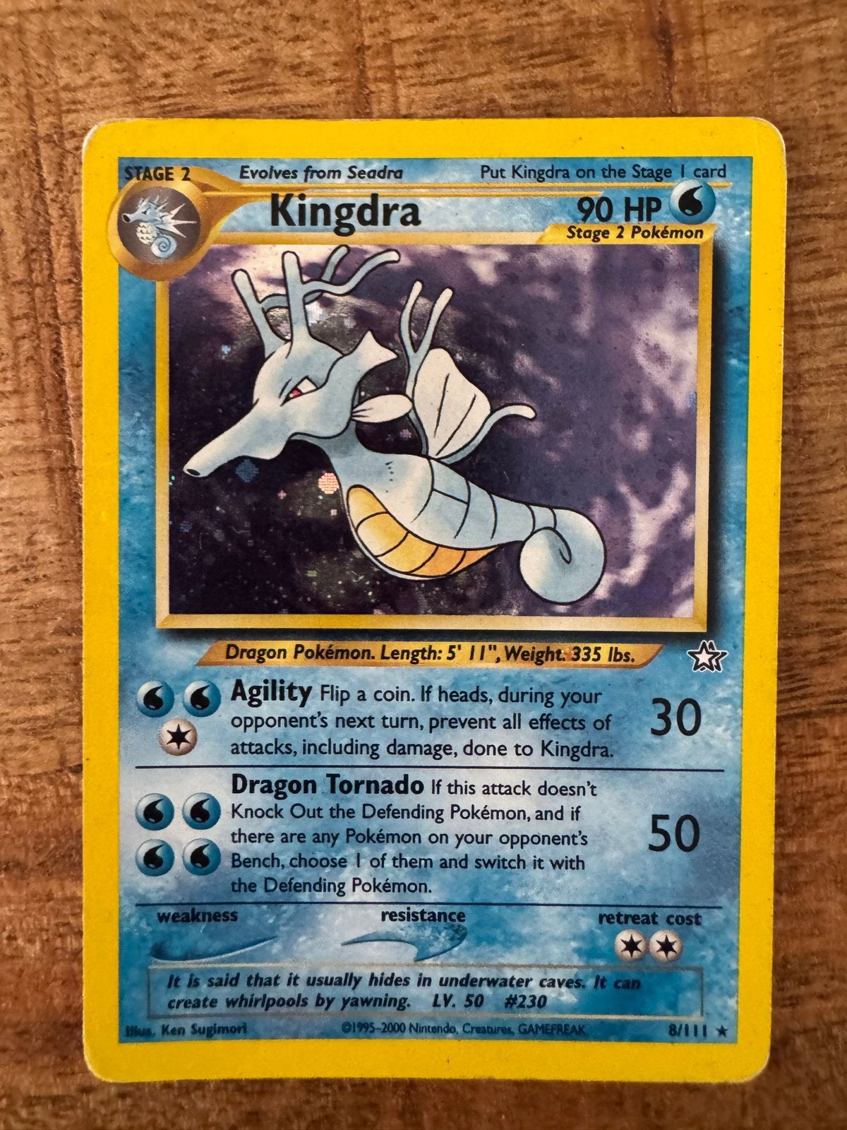 Kingdra Pokémon kaart - Stage 2 - 90 HP, Ophalen of Verzenden, Losse kaart