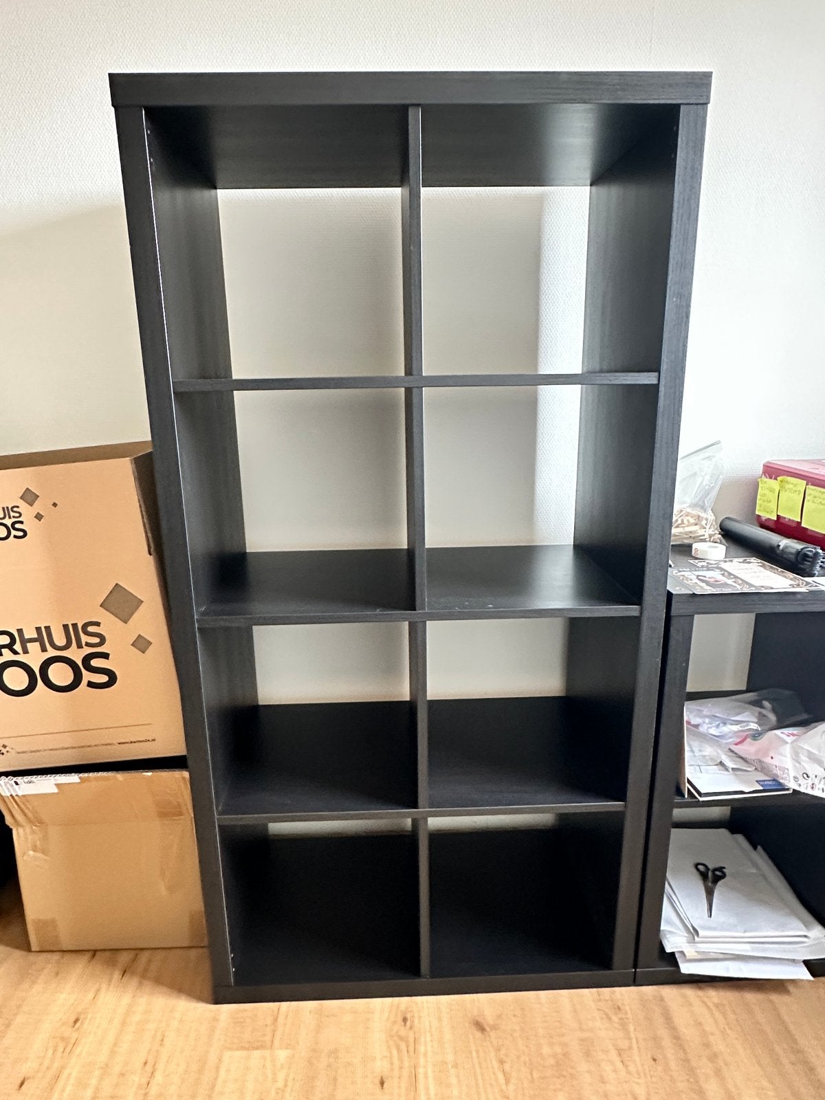 Twee Kallax boekenkasten, Huis en Inrichting, Ophalen, Met plank(en), 100 tot 150 cm, 50 tot 100 cm