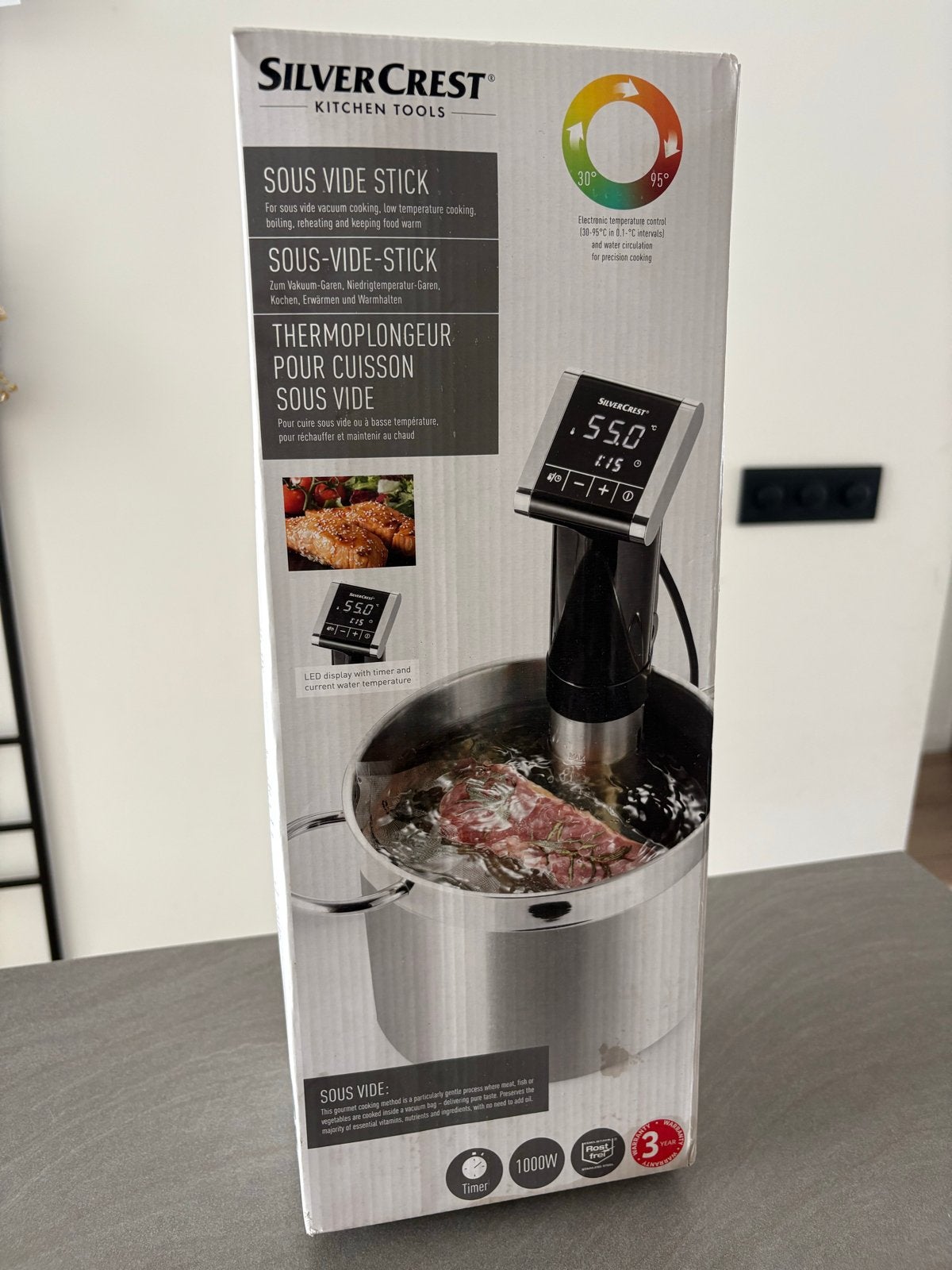 SilverCrest Sous Vide Stick - Nieuw in doos, Ophalen of Verzenden, Nieuw