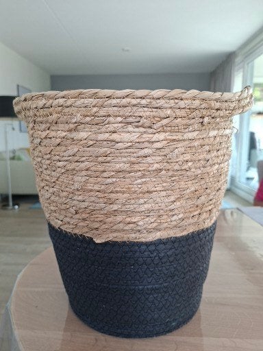 Bloemen / Planten mand, Huis en Inrichting, Woonaccessoires | Schalen en Manden, Mand, Rond, Nieuw, Ophalen of Verzenden