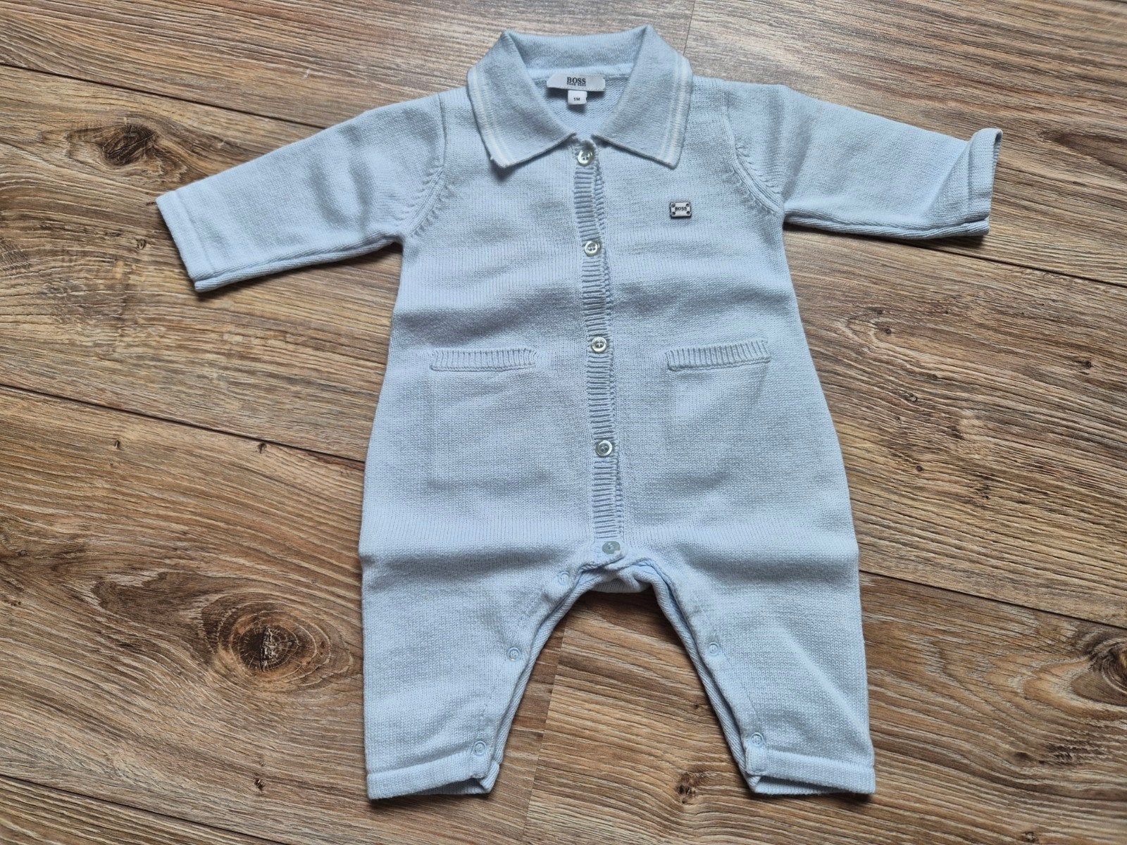 Hugo boss blauw pakjemaatje 56, Ophalen of Verzenden, Zo goed als nieuw, Jongetje, Hugo Boss