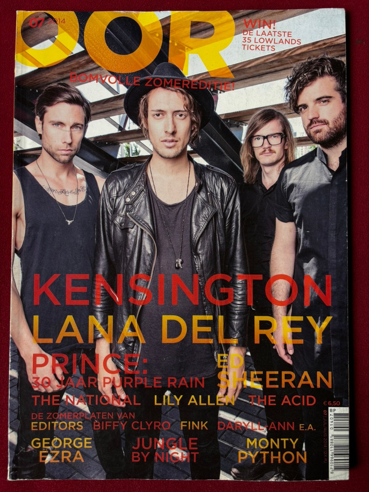 OOR Magazine nr. 7 2014 met Kensington Lana Del Rey Prince, Verzamelen, Ophalen of Verzenden, Zo goed als nieuw, Boek, Tijdschrift of Artikel