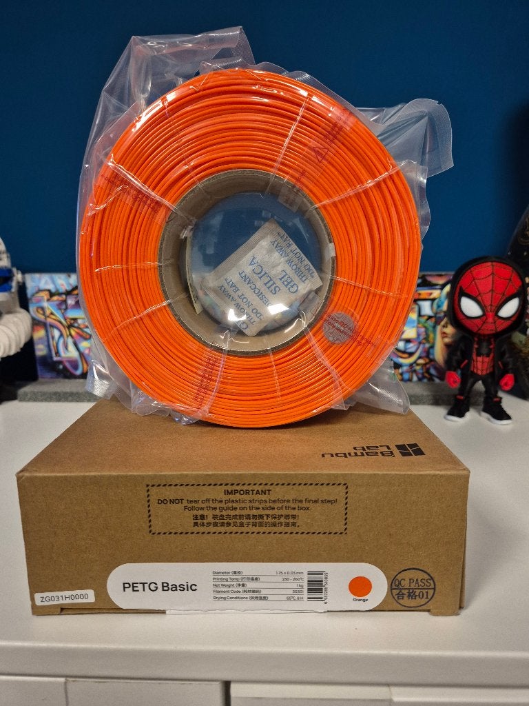 Bambu Lab PETG Basic - Orange (Oranje), Ophalen of Verzenden, Nieuw, Filamentrollen