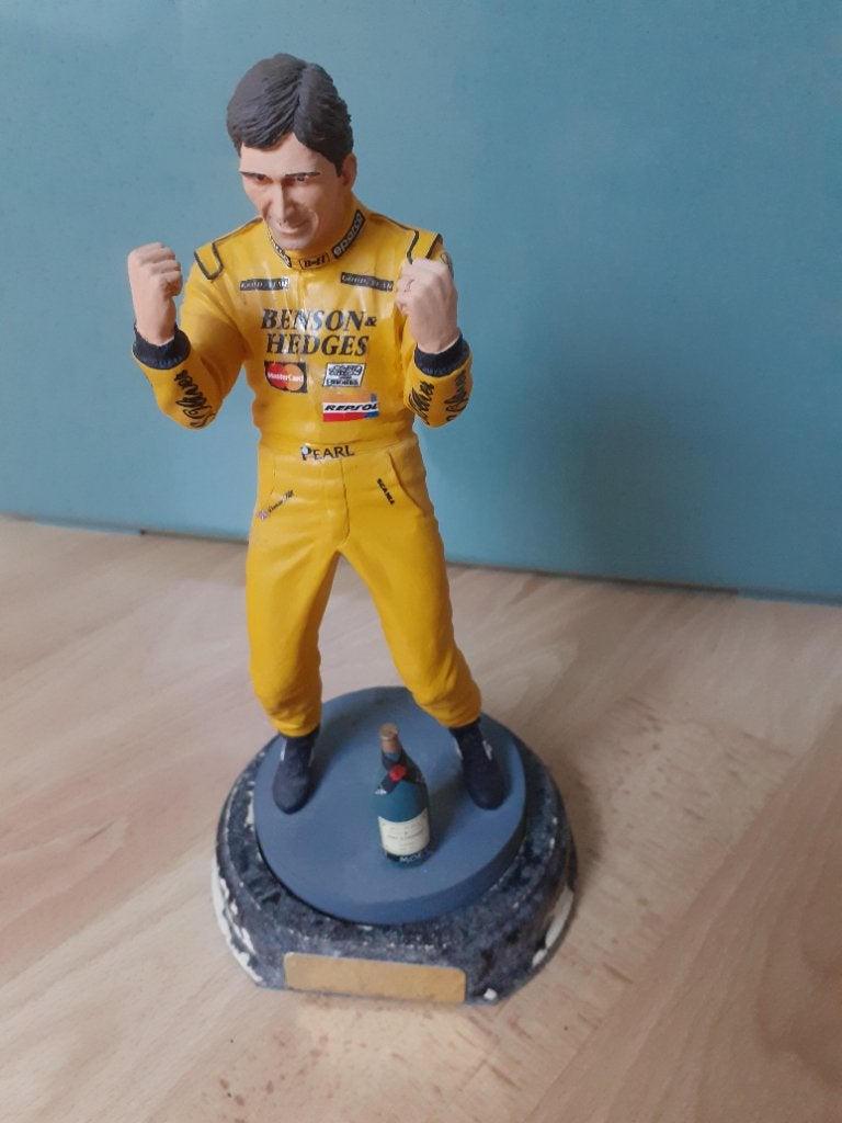 Damon Hill Jordan GP Figurine, Verzamelen, Ophalen of Verzenden, Zo goed als nieuw, Formule 1