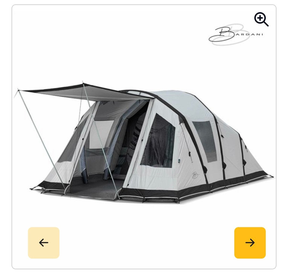 Bardani airwave B-cool 300 met bardani Quick air shelter, Ophalen, Gebruikt