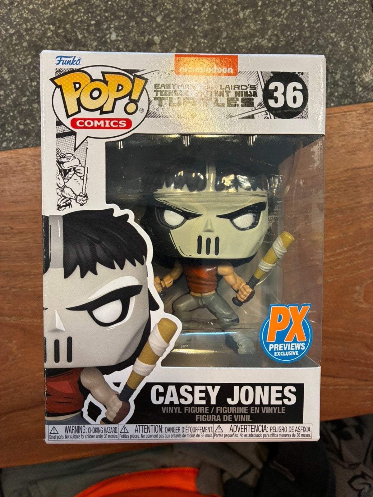 Funko Pop Casey Jones 36 px exclusive, Ophalen of Verzenden, Zo goed als nieuw