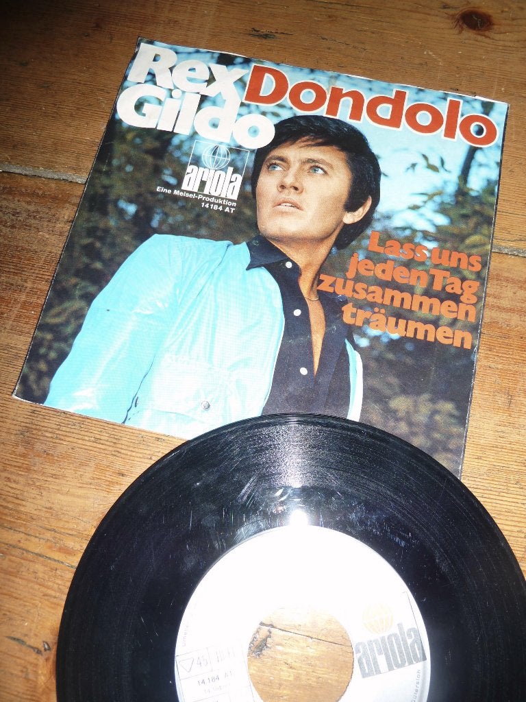 single REX GILDO dondolo 1968, Cd's en Dvd's, Vinyl Singles, Gebruikt, Pop, Ophalen of Verzenden
