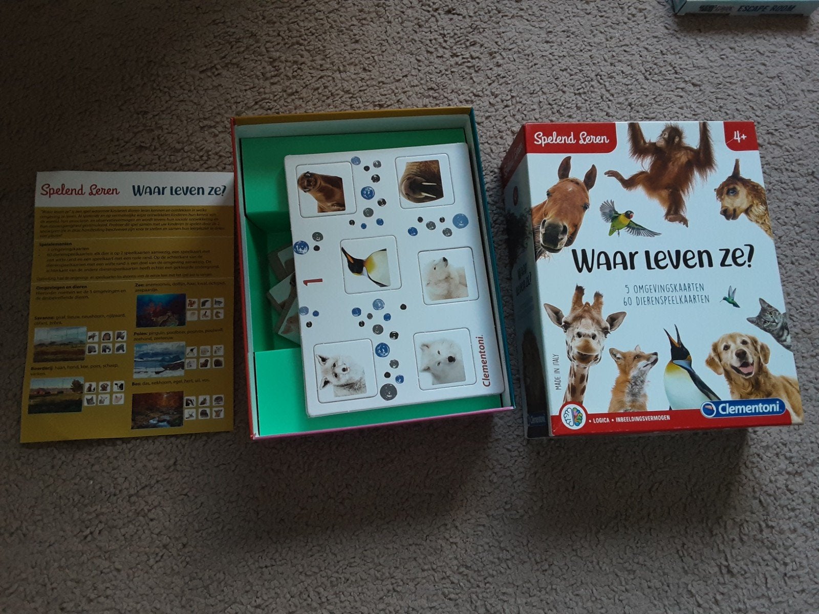 Spel waar leven ze, Ophalen, Nieuw