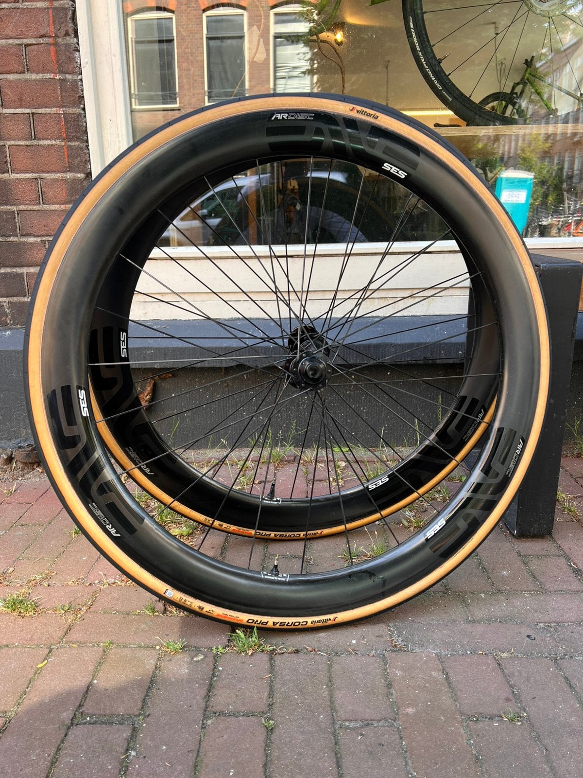 ENVE SES AR 4.5 disc wielen DT Swiss 240 naven wielset, Fietsen en Brommers, Fietsonderdelen, Wiel, Gebruikt, Ophalen of Verzenden